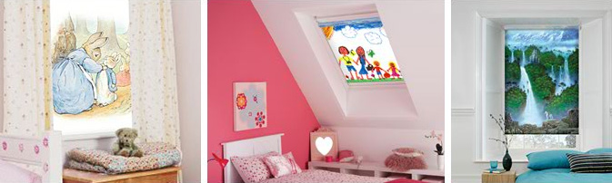 Штори з малюнком